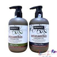 [ NA ] Dầu gội dưỡng sinh chống lão hóa Romacy Astaxanthin Argan Oil 500mlx2