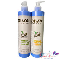 [ NA ] Dầu gội xả DIVA ORGANIC CARE phục hồi và bảo vệ màu nhuộm 500mlx2 ( New 2025 )