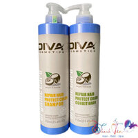 [ NA ] Dầu gội xả DIVA ORGANIC CARE phục hồi và bảo vệ màu nhuộm 750mlx2 ( New 2025 )