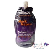 [ NA ] Dầu hấp ủ tóc siêu mềm mượt tóc túi Muster Collagen Repair Mask 500ml