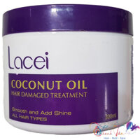 [ NA ] Hấp dầu dừa Lacei Pure Coconut Oil Hair Damaged Treatment 300ml