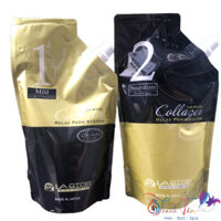 [ NA ] Thuốc duỗi tóc cao cấp Collagen Labios Nhật Bản siêu bóng mượt 400mlx2