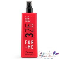 [ NA ] Xịt làm bóng tóc và giữ nếp xoăn FRAMESI 326 SHINE ME BRIGHTLY CURL SPRAY 200ml