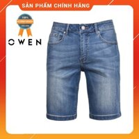 🍀 NEW 💯 . OWEN - Quần short nam Owen 91188 - Quần short jeans nam Cực Đẹp .1 . M08 : . . ' . . ˢ
