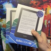 | New 100%| Máy đọc sách Kobo Clara 2E màn hình 6 inch, có đèn vàng warmlight, chân sạc TypeC