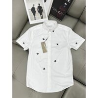 [ New 2024 ] Áo sơ mi Dior thêu Ong Đen new 2024 LA 1-1 on web