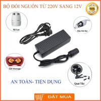 [ NEW] Bộ Chuyển Nguồn Điện Từ 220V Sang 12V, Chuyển Đổi Nguồn Điện Máy Hút Bụi Ô Tô, Quạt Mini, An Toàn, Tiện Dụng