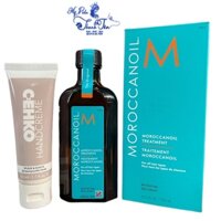 [ New ] Combo Tinh dầu Moroccanoil dưỡng tóc 125ml và Kem dưỡng da tay 75ml