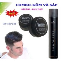 [ NEW ] Gôm Sáp Giá Rẻ,Sáp Vuốt Tóc Cho Nam, COMBO Sáp,Gôm Xịt Tóc ,Tạo Nếp Tốt, Giữ Nếp Lâu 24H, Hương Thơm Dịu Nhẹ