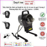 [ NEW ] Máy cắt thái hành lá, rau củ 3 khuôn có tự ngắt điện cao cấp Thương hiệu Mỹ SEPTREE - GJ806 .