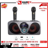 [ NEW SALE ]Tặng kèm 2 micro không dây có màn hình LCD  - Loa Karaoke Bluetooth SDRD SD-312  - Kiểu Dáng Nhỏ Gọn  Bắt Mắt  Sang Trọng  Màn Hình LCD  Mic Bắt Nhạy  Kết Nối Bluetooth  AUX  USB  SD Card...