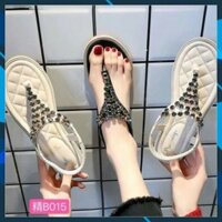( New ) Sandal xỏ ngón quai hậu đính đá 😍 . 2020 new .. .. . . . : You ; , ‣ , # ` / .