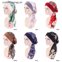 # New # Women Cancer Head Scarf Chemo Hair Rụng Tũ Turban Pre-Tied Mũ Mới.