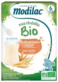 🌟 NGŨ CỐC ĂN DẶM HỮU CƠ MODILAC MY ORGANIC CEREALS MULTICEREALS 250G CHO BÉ DỊ ỨNG ĐẠM SỮA BÒ ! 🌟 LÀ NGŨ CỐC DÀNH CHO TRẺ SƠ SINH VỚI THÀNH PHẦN CHÍNH LÀ LÚA MÌ, GẠO, YẾN MẠCH VÀ VITAMIN B1.