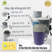 🔥 Nguyên bản🔥 Máy tẩy không khí Xiaomi DIY Đặt với bộ lọc phiên bản 2/2S/2H/2C/3H/3C/3S/pro