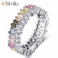 ❤ Nguyên Bản Nhiều Màu Kẹo Cầu Vồng Màu Nhẫn Nữ Quà Tặng ins Phong Cách Ánh Sáng Sang Trọng Cao Cấp Phù Hợp Với Trang Sức