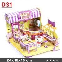" NHÀ HÀNG TRUNG HOA" - BỘ GHÉP HÌNH 3D BẰNG GIẤY