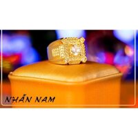 [ Nhẫn Nam Đẹp] Nhẫn Nam Mạ Vàng 24K ( 01 Chiếc ) Mẫu 0502905 - Bao Đổi Trả Trong 07 Ngày