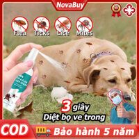 * Nhanh chóng * Xịt bọ chét và ve cho chó mèo Chai xịt lớn diệt ve, chấy rận và bọ chét cho chó mèo -Sản phẩm chất lượng cao, an toàn và hiệu quả