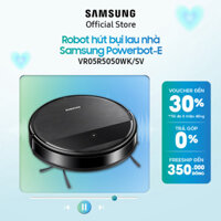 ( [Nhập ELSSDA259 giảm thêm 15%] Robot hút bụi, lau sàn Samsung Powerbot-E lực hút cực mạnh 4200Pa (VR05R5050WK) )