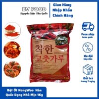 [ NHẬP KHẨU ] Bột Ớt Nongwoo Hàn Quốc Dạng Mịn 1Kg Dành Cho Nhà Hàng Gói Lớn Tiết Kiệm