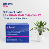 [ Nhập khẩu chính hãng] Bổ bầu, sau sinh Vitamin Bầu Orthomol Natal bổ sung tăng cường đề kháng cho mẹ bầu số 1 tại Đức