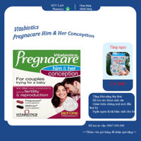 [ Nhập Khẩu Chính Hãng] Viên uống tăng khả năng thụ thai Pregnacare Him & Her Conception cho cặp đôi chuẩn bị mang bầu