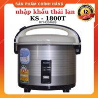 [ NHẬP KHẨU - THÁI LAN ] Nồi Cơm Điện Shapr 1800T 1,8lit -600w- Chống Dính- Nấu Nhanh-Cơm Dẻo Ngon -bh 12 tháng Chínhãng