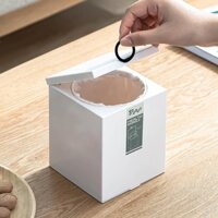 [  ]Nhật Bản để bàn thùng rác có thể nhà mini ô tô nhỏ trumpet bàn cạnh giường ngủ với hộp bìa trên