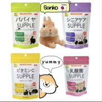 [ nhật ] Thực phẩm chức năng Sanko -tiêu lông- vitamin C - tiêu hóa  cho thỏ , bọ , hamster , chinchilla , sóc