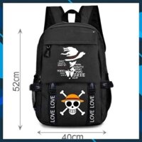 [ Nhiều Mẫu] Balo Đi Học Cao Cấp One Piece - Đảo Hải Tặc, Balo Monkey D.Luffy độc đẹp