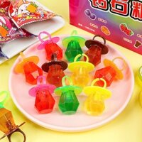 [ Nhiều màu sắc ] Combo 1000g Kẹo nhẫn kim cương/kẹo mút nhẫn trái cây/kẹo mút nhẫn kim cương siêu kute