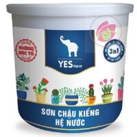 ✴✗( nhiều màu ) Sơn chậu kiểng hệ nước ngoài trời YES 1kg