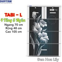 💝 Nhuaduytan.store 💝TỦ NHỰA DUY TÂN SIZE LỚN 4 TẦNG 5 NGĂN ( Ngang 70 * Rộng 48 * Cao 105cm )