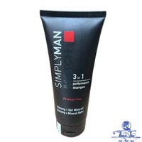 [ NK ] Dầu gội 3 trong 1 không chứa Nouvelle Simpyman Match 3 in 1 Performance Shampoo ( Paraben-free ) 200ml