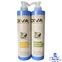 [ NK ] Dầu gội xả DIVA ORGANIC CARE phục hồi và bảo vệ màu nhuộm 750mlx2 ( New 2025 )