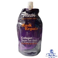 [ NK ] Dầu hấp ủ tóc siêu mềm mượt tóc túi Muster Collagen Repair Mask 500ml