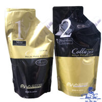 [ NK ] Thuốc duỗi tóc cao cấp Collagen Labios Nhật Bản siêu bóng mượt 400mlx2