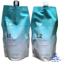 [ NK ] Thuốc uốn duỗi phục hồi dành cho tóc thường & khoẻ -TRICOL LACOHA SH1 500gx2