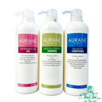 [ NL ] Bộ chăm sóc tóc dầu Aurane Olives Oil Control 750mlx3