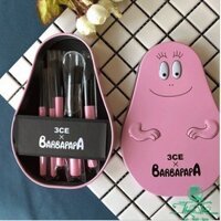 [ NL ] Bộ cọ trang điểm 5 món hộp thiết Barbapapa
