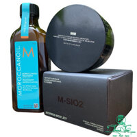 [ NL ] Combo tạo kiểu, chăm sóc tóc dành cho nam Moroccanoil và Morris Motley
