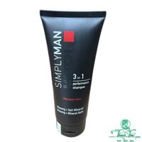 [ NL ] Dầu gội 3 trong 1 không chứa Nouvelle Simpyman Match 3 in 1 Performance Shampoo ( Paraben-free ) 200ml