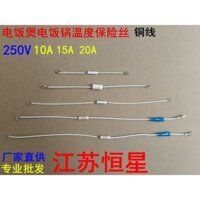 ✨ Nồi cơm điện Cầu chì nhiệt 250V 10A 15A 20A Cầu chì bảo vệ cầu chì nóng