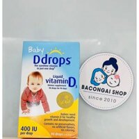 ( Nội địa Mỹ) Vitamin D3 Baby Ddrops (0-12M)