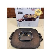 💥 Nồi Lẩu Điện Nướng Đa Năng 2 Trong 1 SHARP - KS42 và Ks38 Chính Hãng, Bảo Hành 12 Tháng