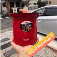 $ Nồi ủ chân không giữ nhiệt 1L thermos Nhật Bản _shopnhatlulu @