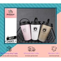 [ Nowship ] Ly inox Giữ Nhiệt 500ml Kèm Quai Xách - Piggyy