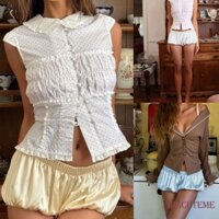 [] -Nữ Bloomer Quần Short Eo Thấp Chắc Chắn Mùa Hè Quần Short MIni Dạo Phố Cho Tiệc Hàng Ngày