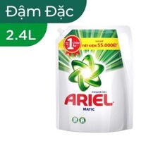 🌎 Nước giặt Ariel Matic [𝐅𝐑𝐄𝐄𝐒𝐇𝐈𝐏]  túi 2.4kg xanh